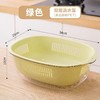 【沥水收纳两不误！双层果蔬沥水篮】双耳设计/大容量/加厚材质，耐摔材质，双层加厚，厨房洗水果滤水神器，客厅家用水果盘L 商品缩略图6