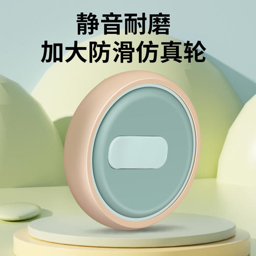 【音乐灯光！高颜值儿童滑行车】儿童滑行学步车1-3岁男女宝宝无脚踏防侧翻四轮滑滑车扭扭车溜车，四轮加宽设计，配合低重心设计，避免侧翻发生。ry 商品图3