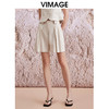 VIMAGE纬漫纪夏季新款时尚休闲高腰显瘦通勤阔腿短裤V2105734 商品缩略图0