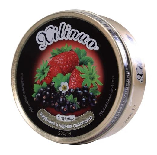 俄罗斯巧力莲牌水果什锦/黑加仑/卡布奇诺/咖啡味硬糖铁盒200g 商品图5