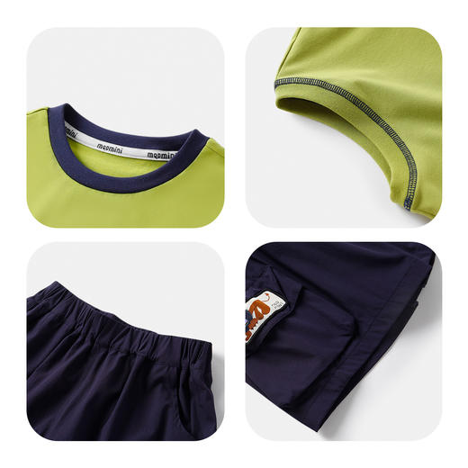 【清仓捡漏】【两件套】【90-140】【MQDmini】男童无袖背心短裤套装 商品图8