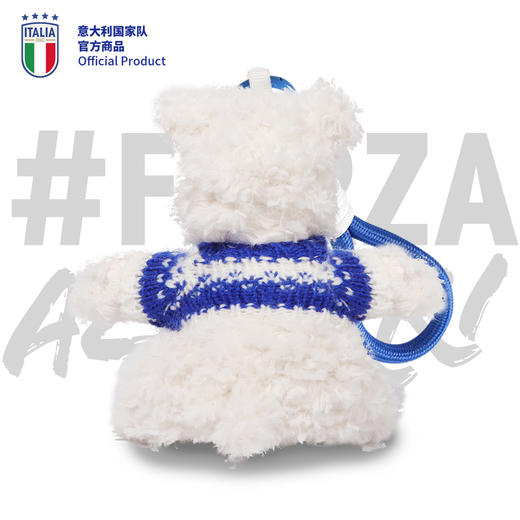 意大利国家队官方商品 | ITALIA 欧洲杯蓝色挂件小狗可爱毛绒公仔 商品图2