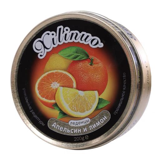 俄罗斯巧力莲牌水果什锦/黑加仑/卡布奇诺/咖啡味硬糖铁盒200g 商品图1