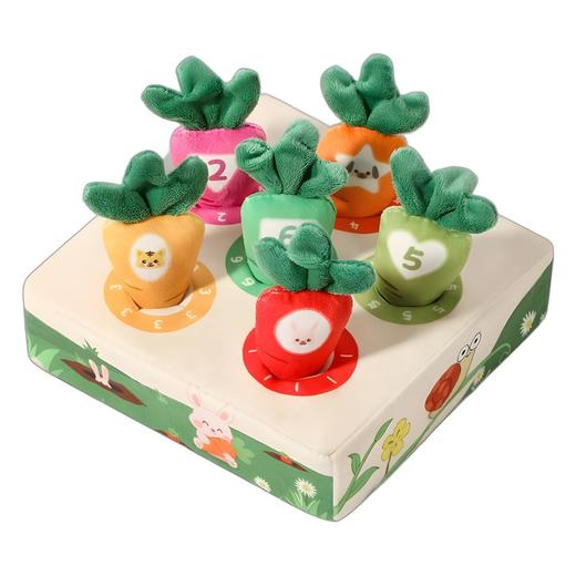 跨境热卖儿童益智早教拔萝卜玩具0-3岁宝宝婴儿玩具咬啃毛绒玩具6 商品图4