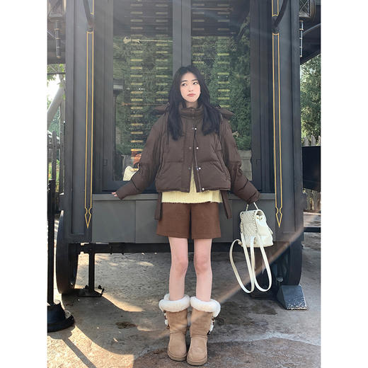 EKOOL衣库定制 ~北海道冬天 ~ 90白鸭绒连帽羽绒服女冬季保暖外套 商品图1