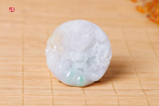 天然翡翠【龙腾四海】吊坠   配精美挂绳 商品图0