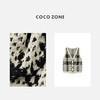 COCO ZONE"黑栗子“复古时尚镂空设计感无袖针织马夹百搭单排扣上衣CC1B1039 商品缩略图2