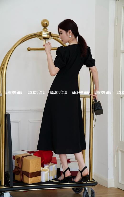 【门店同款】ENJOY夏季时尚一字带亮闪闪小跟凉鞋 157642896 商品图1