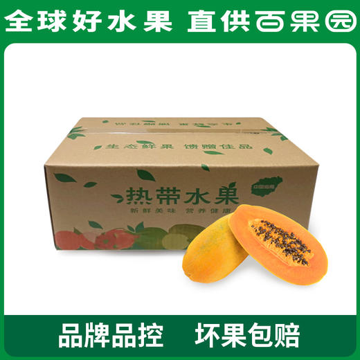 PAGODA百果园 红肉牛奶木瓜5斤家庭装 商品图0