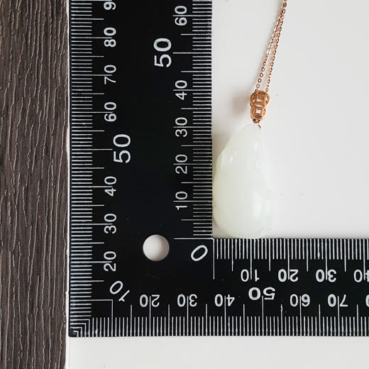 【天然正品】AU750精品玫瑰金镶天然金钱鼠造型且末料结构细和田玉（机敏、招财）吊坠项链170524TJ09 商品图5