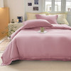 【维科家纺】素色全棉四件套纯棉简约床品纯色被套三件套贝尔 商品缩略图1
