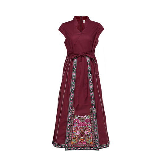 复古大女主 | 花意深改良清马面连衣裙 | 现货加急发 商品图4