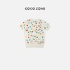 COCO ZONE 夏季圆领短袖波点针织上衣 23C18638 商品缩略图1