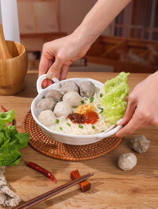 龙晖手打猪肉丸套餐【非遗技艺美食】 商品图3