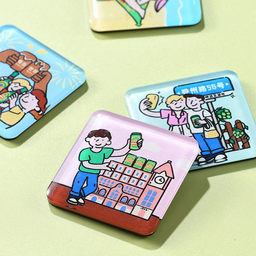 【青岛啤酒博物馆】青岛快乐生活冰箱贴2024青岛啤酒 官方文创 商品图2