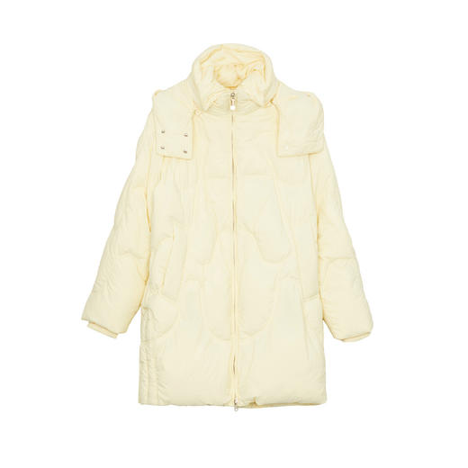 谜底中长款羽绒服女2023冬款设计感宽松保暖鹅绒面包服234MY1469 商品图4