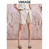 VIMAGE纬漫纪夏季新款时尚休闲高腰显瘦通勤阔腿短裤V2105734 商品缩略图2