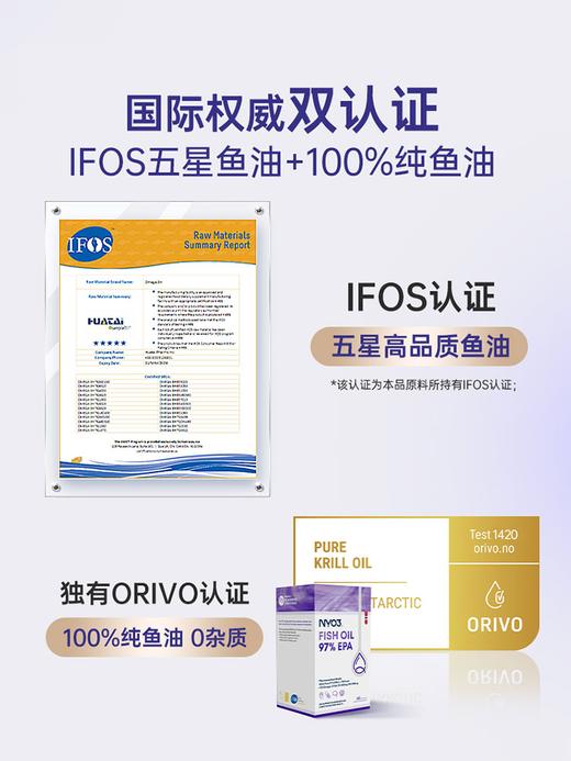 NYO3挪威进口97%高EPA纯度深海鱼油胶囊60粒 A-3520 商品图2