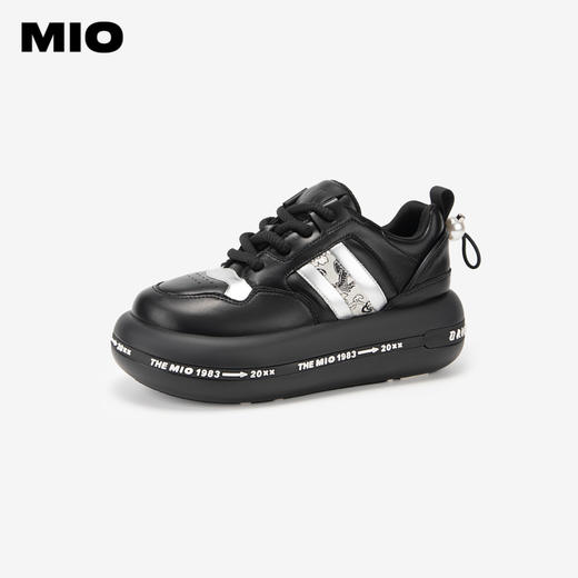MIO米奥秋季拼色厚底时尚休闲鞋户外潮流运动面包鞋女鞋M244562313 商品图1