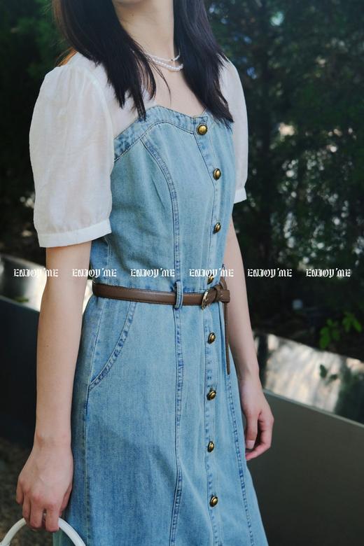 【门店同款】ENJOY夏季牛仔拼接鱼尾连衣裙 158048119 商品图5