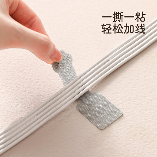 FaSoLa电线收纳数据线3m背胶魔术贴理线器充电线固定器扎带自粘 商品图3