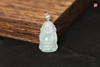 天然翡翠【财神】吊坠 镶嵌：18k 金扣 商品缩略图0