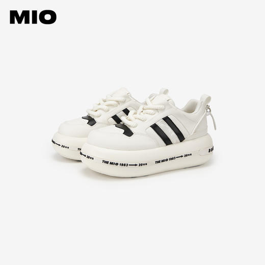 MIO米奥秋季拼色厚底时尚休闲鞋户外潮流运动面包鞋女鞋M244562313 商品图3
