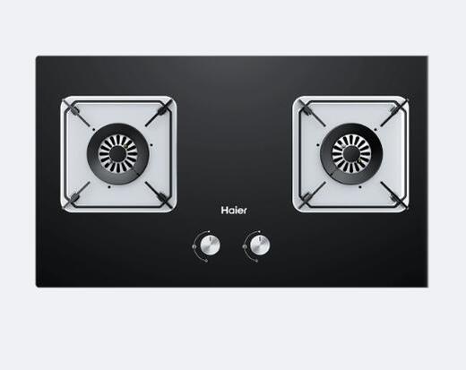 海尔燃气灶（510424
） 5.2kW台嵌两用钢化玻璃燃气灶 JZT-Q2323(12T) 童锁气电分离五重安全防护三重增氧 商品图1