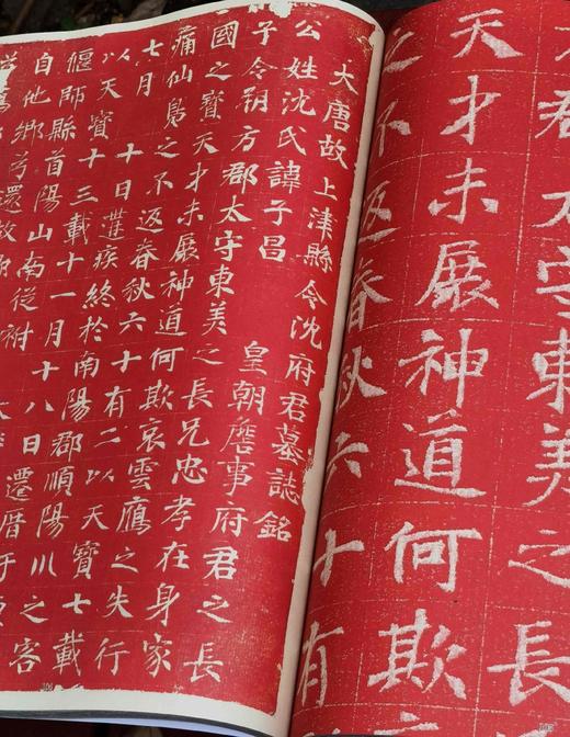 《文翰琳琅：唐代诗人石刻文献展》，八开本，规格260*370毫米，约200页，进口木浆纸高清精印，不反光。售价168元。 商品图12