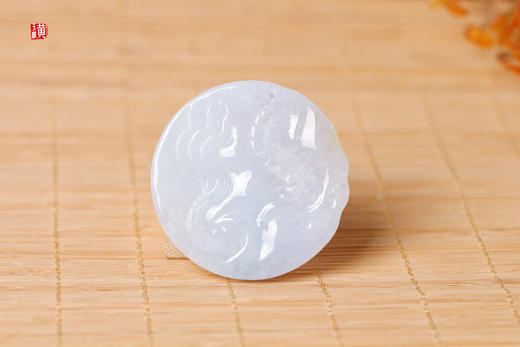 天然翡翠【龙腾四海】吊坠   配精美挂绳 商品图3