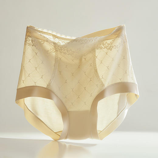 【蕾丝60支莫代尔内裤】优雅的颜色舒心的选择 温柔别致俏丽出色 让简洁清新成为生活里的元素 商品图1