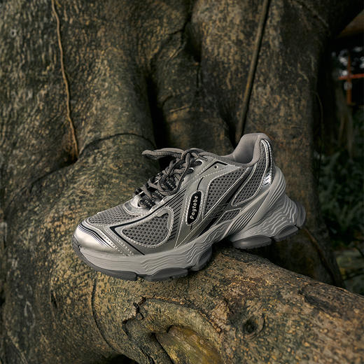 faytobe金属色超时空老爹鞋25春夏透气网面羊皮舒适运动休闲鞋 商品图2