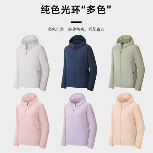 【防晒+凉感】圣得西连帽休闲防晒衣男夏季弹力薄款外套 商品图4