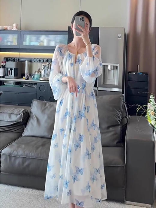 裁缝学苑AQ289宽松泡泡袖连衣裙纸样女装春季新款长裙子样板 商品图1