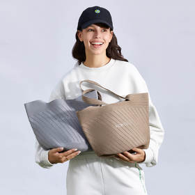 [单色大号]KOKOLU珂珂璐百搭轻便简约环保休闲包单色系列