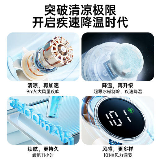 【小家电】向物SOTHING引擎MAX手持小风扇 便携式迷你无叶涡轮电风扇 随身无刷电机小电扇户外手拿小型充电款超长续航高速小风炮 HF 商品图2