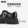 MIO米奥秋季中跟单鞋复古山茶花显高厚底时髦玛丽珍鞋女鞋M244514467 商品缩略图4