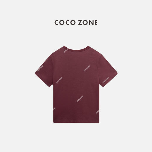 COCO ZONE 刘一一 夏季设计感短袖T恤宽松百搭圆领上衣CC2B1086 商品图1