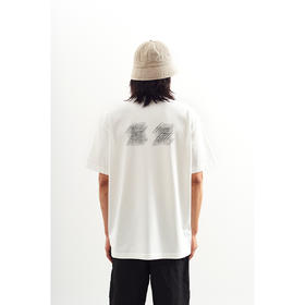 吃茶去chichaqu全棉圆领短袖T恤男女休闲宽松印花重复