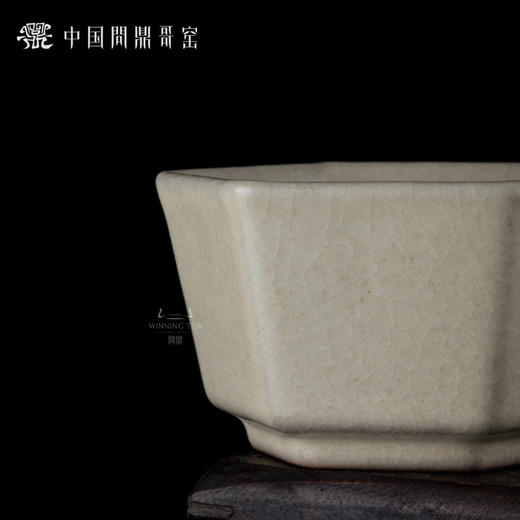 问鼎哥窑传世款六角杯 商品图1