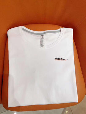 XBIONGIC凉感文化T恤，抑菌弹力透气春季夏季运动圆领短袖
