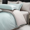 【维科家纺】60S天雪长绒棉A类抑菌四件套-撞色款（蓝灰） 商品缩略图2