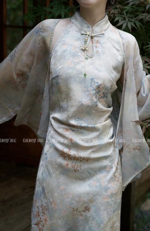 【门店同款】ENJOY夏季云敛-步步“升”花风雅颂旗袍套装 158143141 商品图6