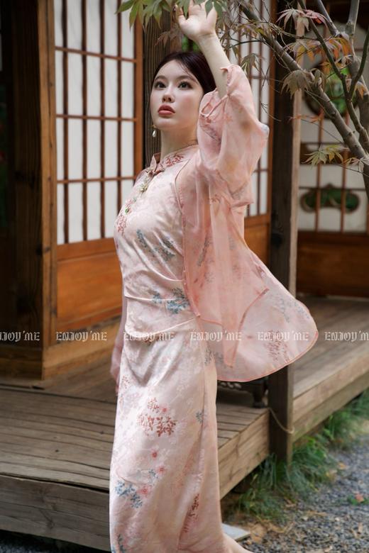 【门店同款】ENJOY夏季云敛-步步“升”花风雅颂旗袍套装 158143141 商品图2