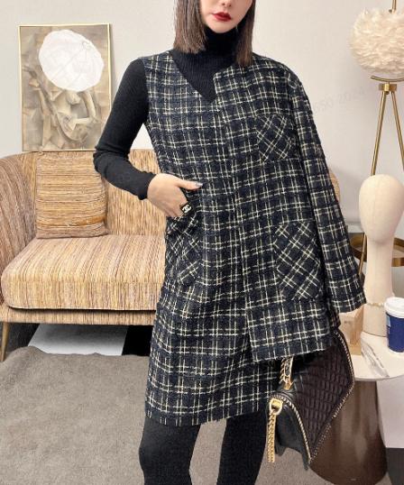 【M1】臣禾小香风粗 花呢连衣裙9211020376【奥莱】 商品图2