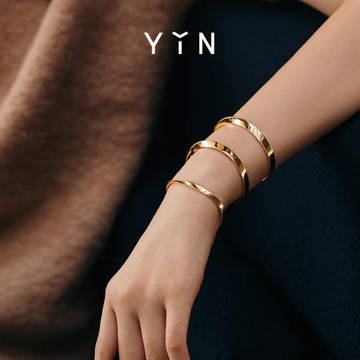 「隐」莫比乌斯环开口手镯 商品图4