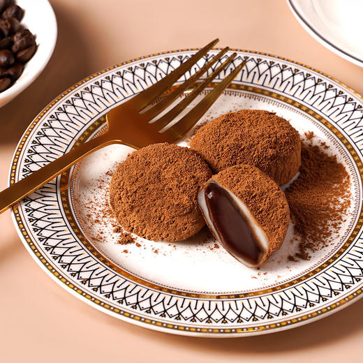 【星选甜品风！和风生巧福团】一颗入口醇香回味，细腻弹糯不粘牙，醇厚奶香酥软有嚼劲，网红巧克力福团糯米糍脏脏团雪媚娘 商品图0