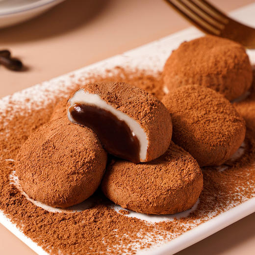 【星选甜品风！和风生巧福团】一颗入口醇香回味，细腻弹糯不粘牙，醇厚奶香酥软有嚼劲，网红巧克力福团糯米糍脏脏团雪媚娘 商品图1