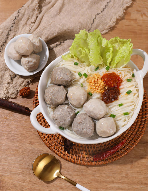 龙晖手打猪肉丸套餐【非遗技艺美食】 商品图4