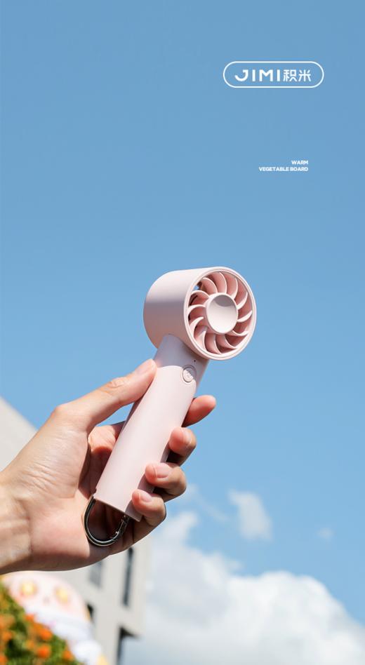 👋🏻【积米无线便携手持小风扇】❶、掌上飓风涡轮扇，涡轮式增压风道，仿飞机引擎吹风口 商品图5